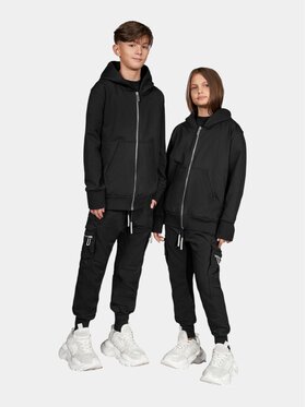 MADE BY SOCIETY MADE BY SOCIETY Spodnie materiałowe BASE - P37679 Czarny Basic Fit