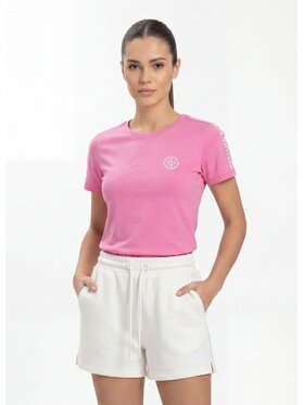 PITBULL PITBULL T-Shirt TITCH Różowy Regular Fit