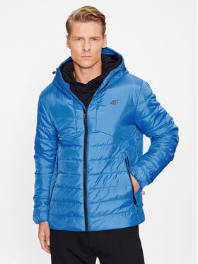 4F 4F Kurtka zimowa 4FAW23TDJAM245 Niebieski Regular Fit