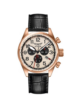 Aviator Aviator Zegarek V.2.25.2.173.4 Czarny