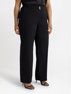 Fiorella Rubino Fiorella Rubino Pantaloni di tessuto P707L002166N033 Nero Regular Fit