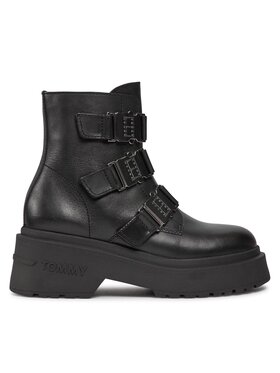 Tommy Jeans Tommy Jeans Μποτάκια Tjw Chunky Boot Hardware EN0EN02443 Μαύρο