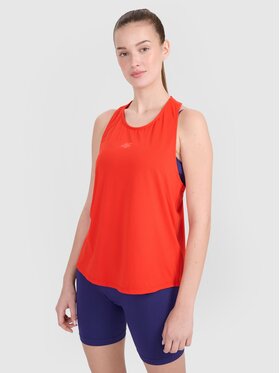 4F 4F Tank top 4FWSS25TFSLF412-62S Czerwony Oversize