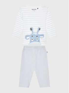 Blue Seven Blue Seven Komplet bluzka i spodnie 473152 Niebieski Regular Fit