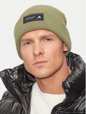 adidas adidas Czapka Essentials Cuffed Beanie IY5257 Zielony