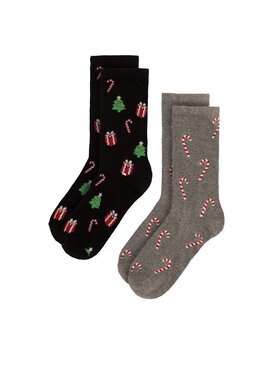 Lasocki Lasocki Dlhé ponožky 2MB-001-AW23 (2-pack) Sivá