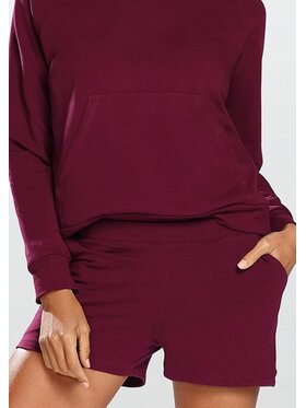 DKaren Lingerie DKaren Lingerie Szorty materiałowe Koko Bordowy Classic Fit