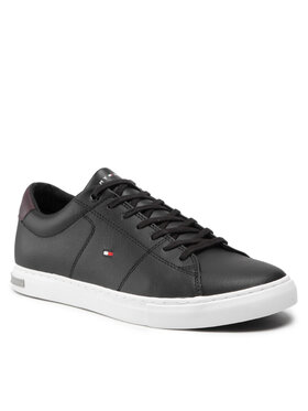 Tommy Hilfiger Superge Essential Leather Detail Vulc FM0FM04047 Črna