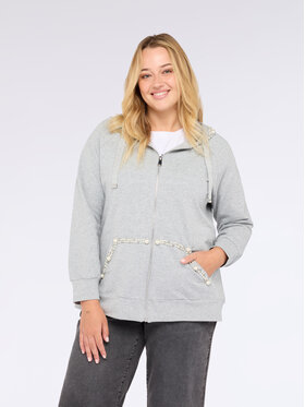 Fiorella Rubino Fiorella Rubino Bluza G910L008567N013 Szary A-Line Fit