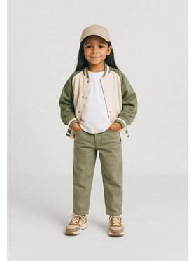 MINOTI MINOTI Spodnie materiałowe 22pant49 Khaki Regular Fit
