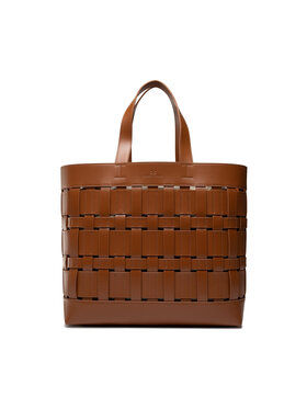 Elisabetta Franchi diamond motif shopper bag
