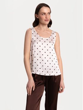 Cat&Cat Cat&Cat Top jedwabny basic Barevná Regular Fit