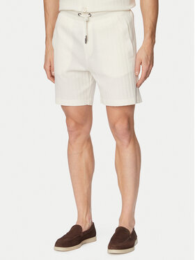 JOOP! JOOP! Šortky z materiálu Juanito 30104273 Krémová Regular Fit