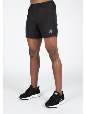 GORILLA WEAR GORILLA WEAR Szorty sportowe San Diego Czarny Slim Fit