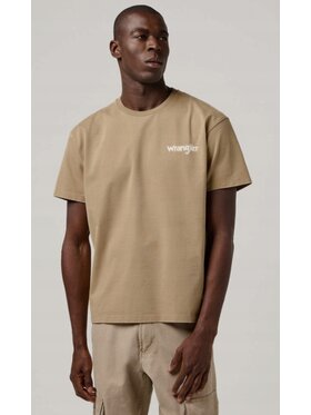 Wrangler Wrangler T-Shirt Casey Jones Graphic Tee Brązowy Relaxed Fit
