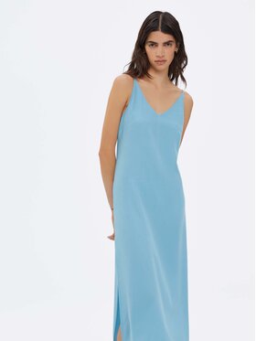 Americanos Americanos Kleid für den Alltag Lima Slip Blau Relaxed Fit