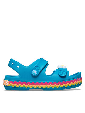 Crocs Crocs Basutės Kids’ Crocband Cruiser Ricrac Sandal 211028 Mėlyna