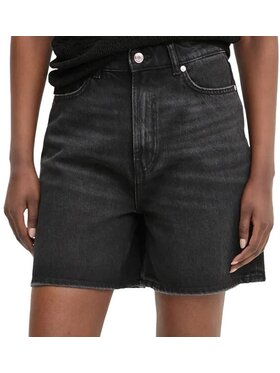 HUGO HUGO Szorty jeansowe 50538855 10267552 004 Czarny Regular Fit