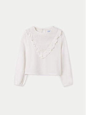Mayoral Mayoral Blusa 7190 Écru Regular Fit