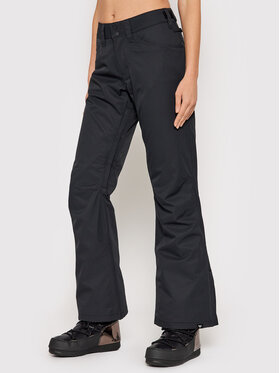 Roxy Roxy Сноуборд панталони Backyard ERJTP03167 Черен Tailored Fit