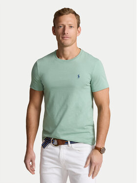 Polo Ralph Lauren Polo Ralph Lauren Marškinėliai 710671438375 Žalia Custom Slim Fit
