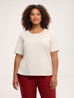 Fiorella Rubino Fiorella Rubino T-shirt G00VL009628N011 Bianco Regular Fit