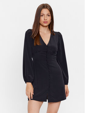 Glamorous Glamorous Vsakodnevna obleka TM0157A Črna Regular Fit