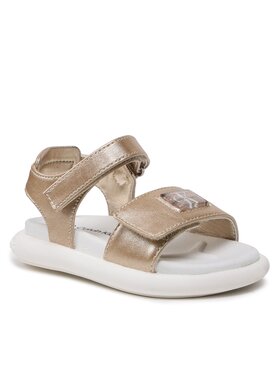 Calvin Klein Jeans Calvin Klein Jeans Sandały Velcro Sandal V3A2-80497-1599 M Złoty