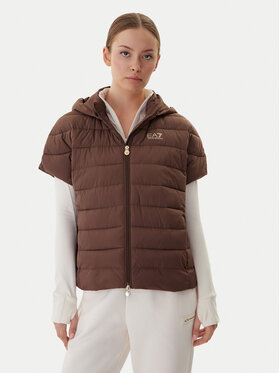 EA7 Emporio Armani EA7 Emporio Armani Bezrękawnik 7W000477 AF12476 U6063 Brązowy Regular Fit