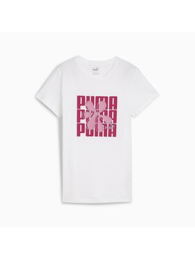 Puma Puma T-Shirt 682997 Biały Regular Fit