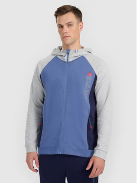 4F 4F Bluza VICTORY FIT Szary jasny Regular Fit