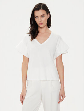 Sisley Sisley T-särk 3AIRL400M Valge Regular Fit