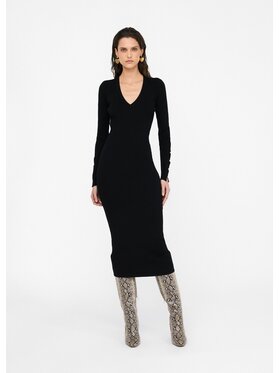 Liu Jo Liu Jo Sukienka wieczorowa MF5036MS99E22222 Czarny Slim Fit