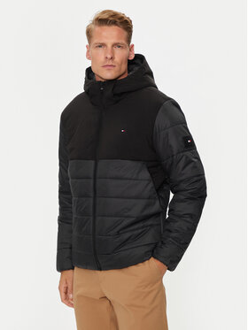 Tommy Hilfiger Tommy Hilfiger Kurtka zimowa MW0MW35654 Czarny Regular Fit