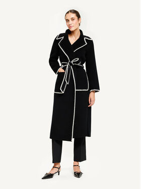 KMX Studio KMX Studio Płaszcz zimowy 186480007 Czarny Straight Fit