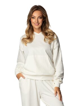 DKaren Sport DKaren Sport Bluza DK-K-B8 Écru Regular Fit