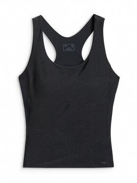 4F 4F Top TRAINING Čierna Slim Fit