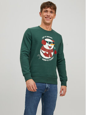 Jack&Jones Jack&Jones Sweatshirt Toon 12219685 Vert Regular Fit