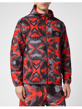 Plein Sport Plein Sport Giacca a vento 7339 Arancione Regular Fit