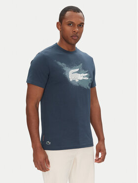 Lacoste Lacoste T-Shirt TH8725 Tmavomodrá Regular Fit