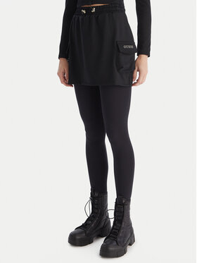 Guess Guess Mini sukňa V5YD04 KCX42 Čierna Regular Fit