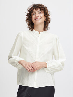 b.young b.young Hemd 20813808 Weiß Regular Fit