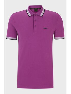 BOSS BOSS Polo 50469055-528 Fioletowy Regular Fit