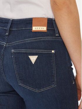 Guess Jeans Hlače W4RA58 D5901 Mornarsko Modra Bootcut Fit