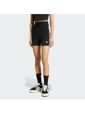 adidas adidas Szorty materiałowe 159182 Czarny Fitted Fit