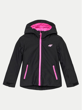 4F 4F Slidinėjimo striukė 4FJWAW24TTJAF541 Juoda Regular Fit