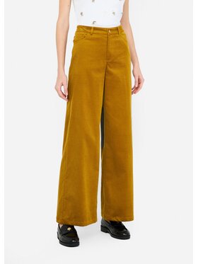 Liu Jo Liu Jo Spodnie garniturowe MF5274T192AX0734 Żółty Regular Fit