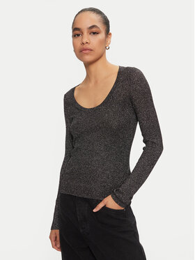 HUGO Hugo Sweater Sunessya 50522557 Fekete Slim Fit
