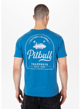 PITBULL PITBULL T-Shirt Koszulka Niebieski Regular Fit