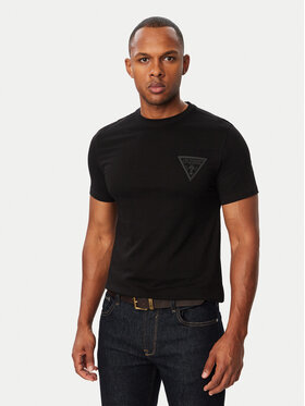 Guess Guess T-Shirt M6BI49 K6186 Černá Slim Fit